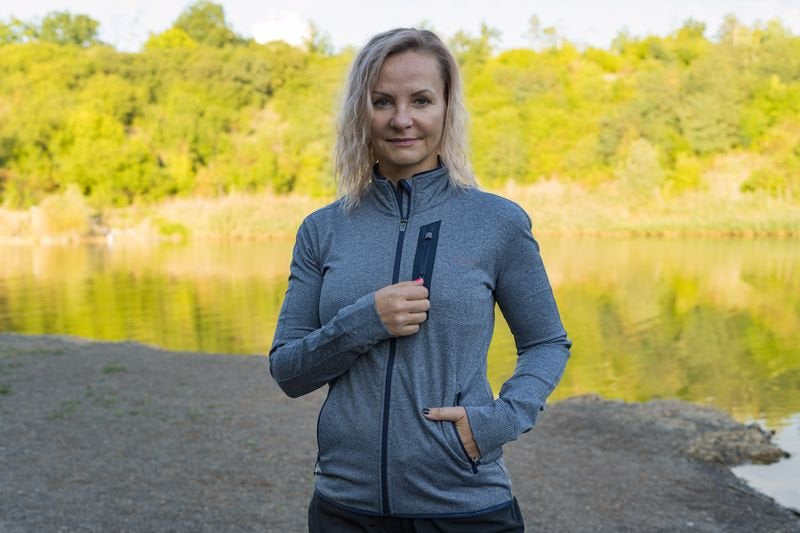 HUSKY Ane Damen Kapuzenpullover, grün