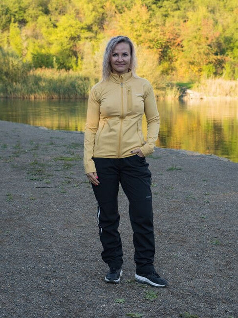 HUSKY Ane damen-Kapuzenpullover gelb
