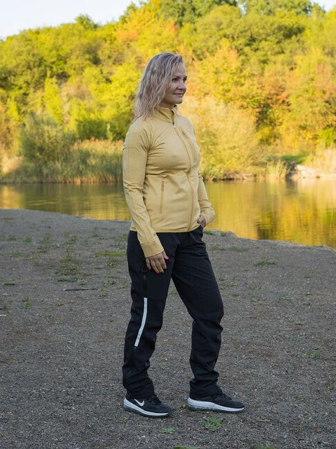 HUSKY Ane damen-Kapuzenpullover gelb