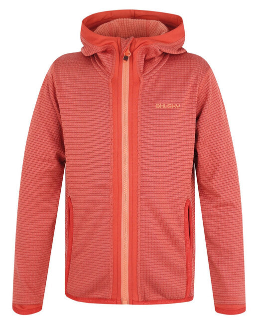HUSKY Artic Zips K kinder hoodie rot/schwarz blau
