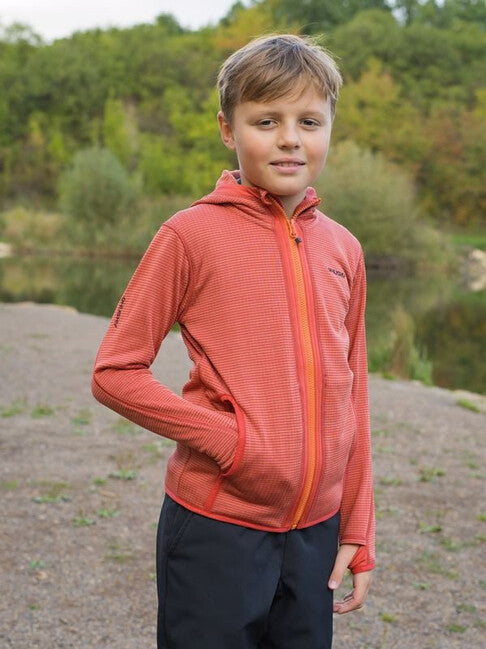 HUSKY Artic Zips K kinder hoodie rot/schwarz blau
