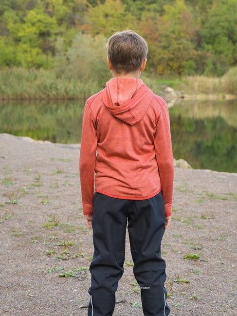 HUSKY Artic Zips K kinder hoodie rot/schwarz blau
