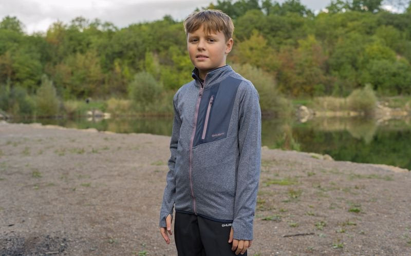 HUSKY Kinder- Sweatshirt na zips Ane K blau