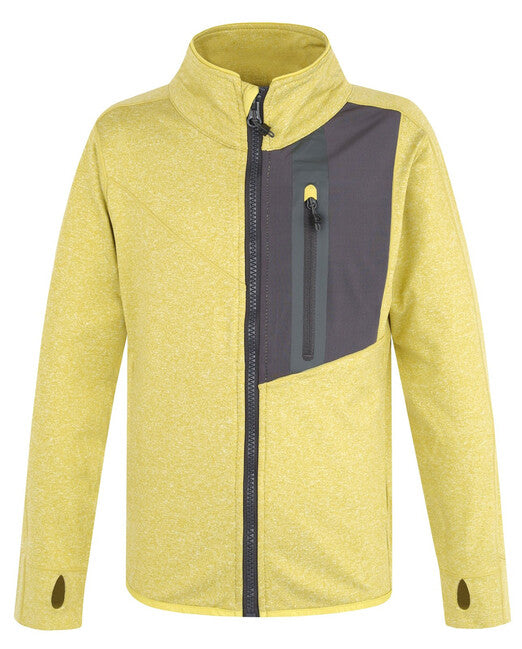 HUSKY Ane K Kinder Kapuzenpullover mit Reißverschluss, lime grün