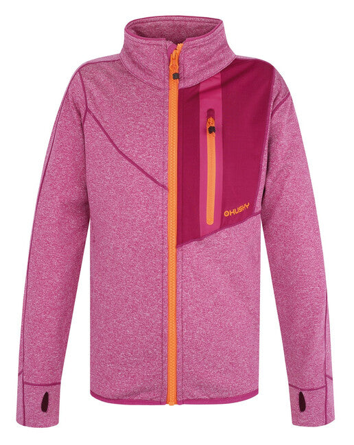 HUSKY Ane K kinder sweatshirt mit reißverschluss magenta