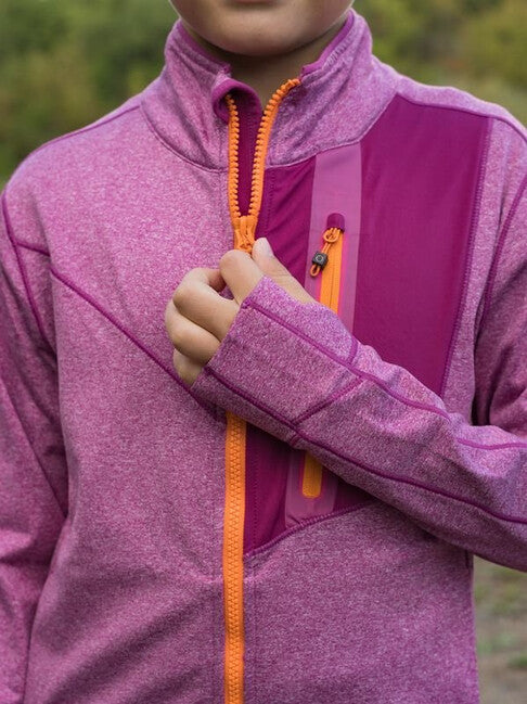 HUSKY Ane K kinder sweatshirt mit reißverschluss magenta