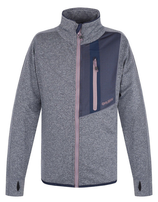 HUSKY Ane K Kinder Kapuzenpullover mit Reißverschluss, dunkelblau
