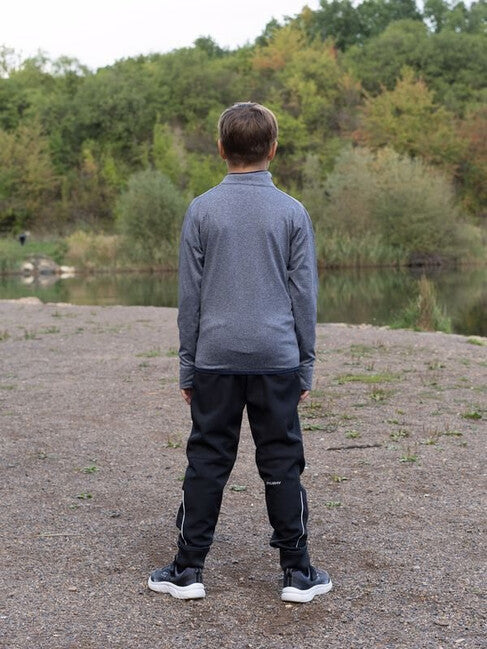 HUSKY Ane K Kinder Kapuzenpullover mit Reißverschluss, dunkelblau