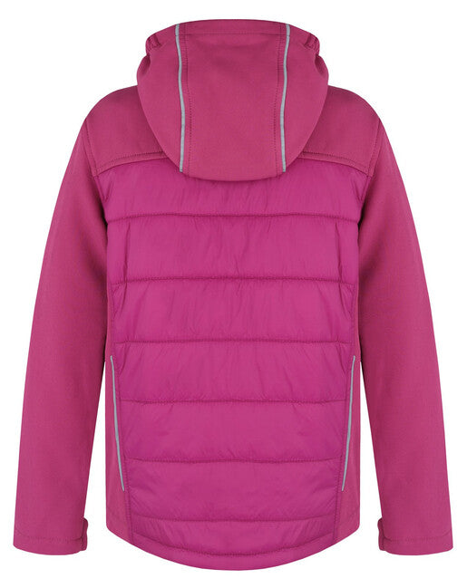 HUSKY Kinder- Softshell plnena Jacke Swany K tmava magenta