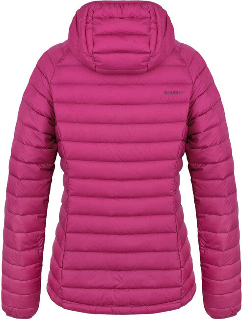 HUSKY Dreeser women's down jacket, dark magenta