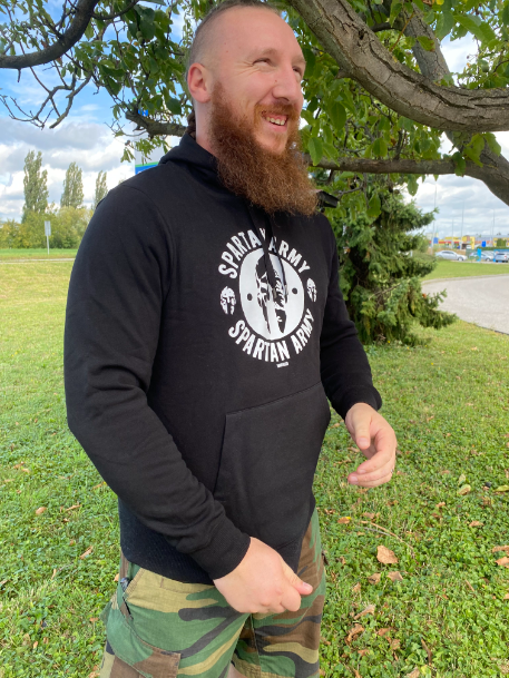 DRAGOWA herren-hoodie Archelaos, schwarz 320g/m2