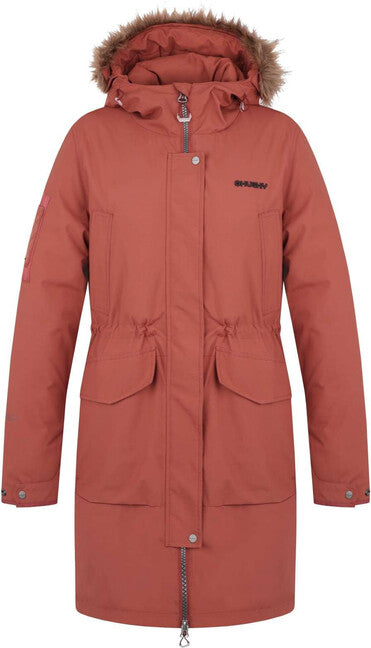 HUSKY Nelidas damen wintermantel bordo