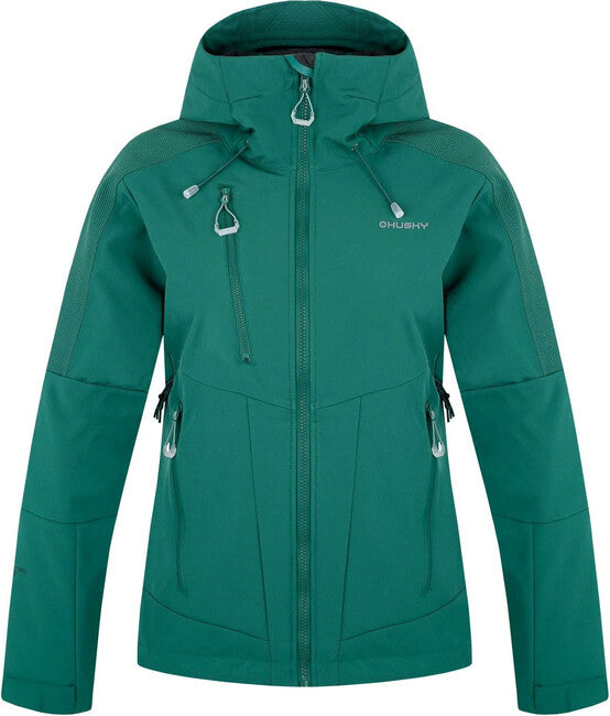 HUSKY Damen- Softshell Jacke Sevan tmava grün
