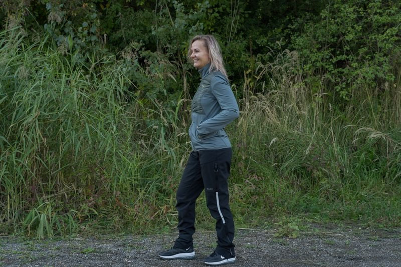 HUSKY Airy Damen-Sweatshirt mit Reißverschluss, bordeaux