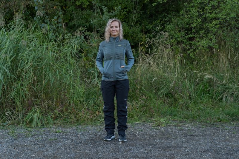 HUSKY Airy Damen-Sweatshirt mit Reißverschluss, bordeaux