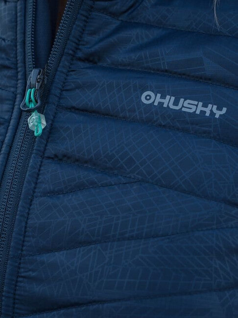 HUSKY Airy Damen-Sweatshirt mit Reißverschluss, dunkelblau