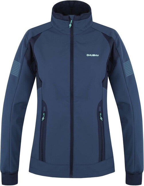 HUSKY Scooby ženska softshell jakna, temno modra