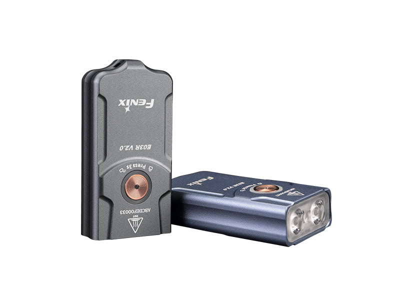 Fenix E03R V2.0 wiederaufladbare taschenlampe, blau