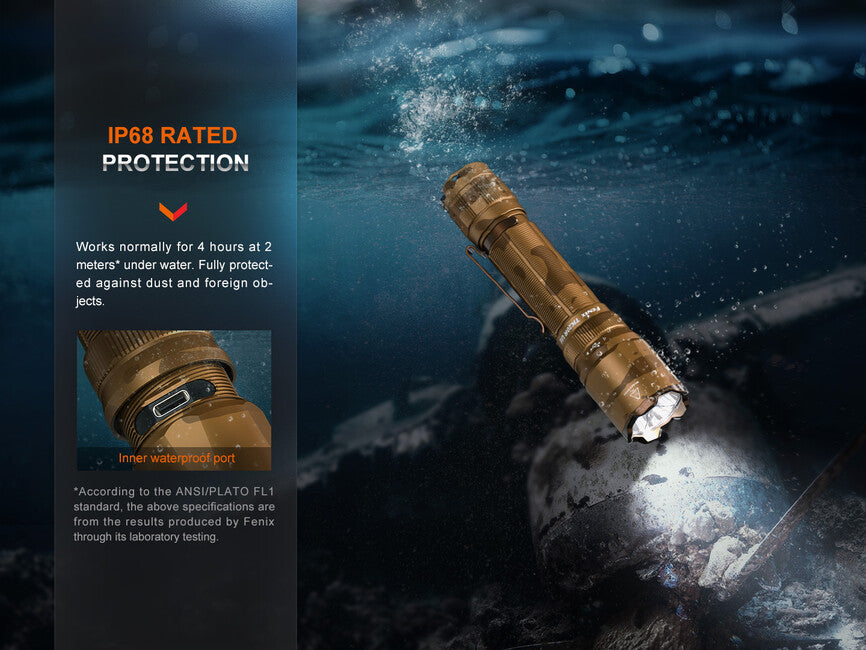 Fenix TK20R UE taktische wiederaufladbare taschenlampe – tropisches Grün