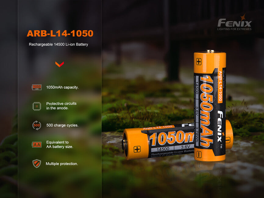 Fenix-Akku 14500 1050 mAh (Li-Ion)