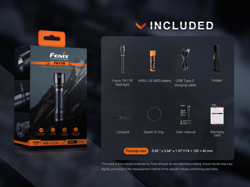 Fenix TK11R wiederaufladbare led-taschenlampe