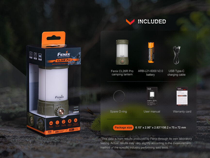 Fenix CL26R PRO wiederaufladbare Laterne – Marmor
