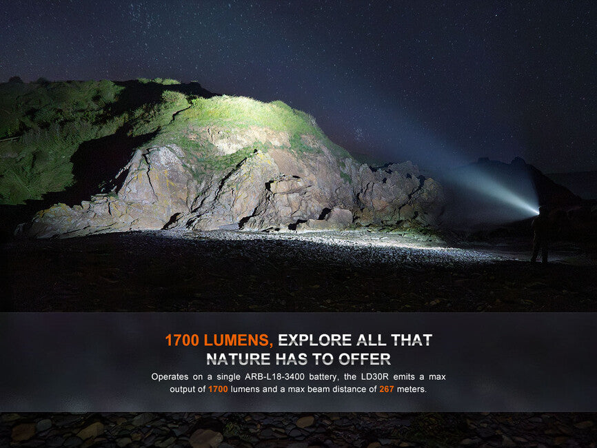 Fenix LD30R wiederaufladbare led-taschenlampe