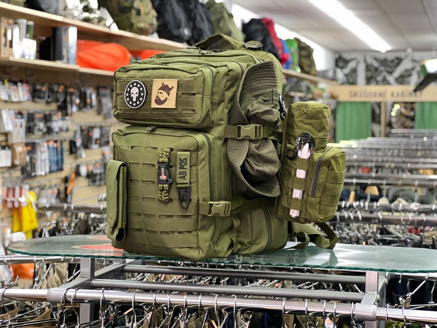 WARAGOD Soldat Assault Backpack 45L, Black