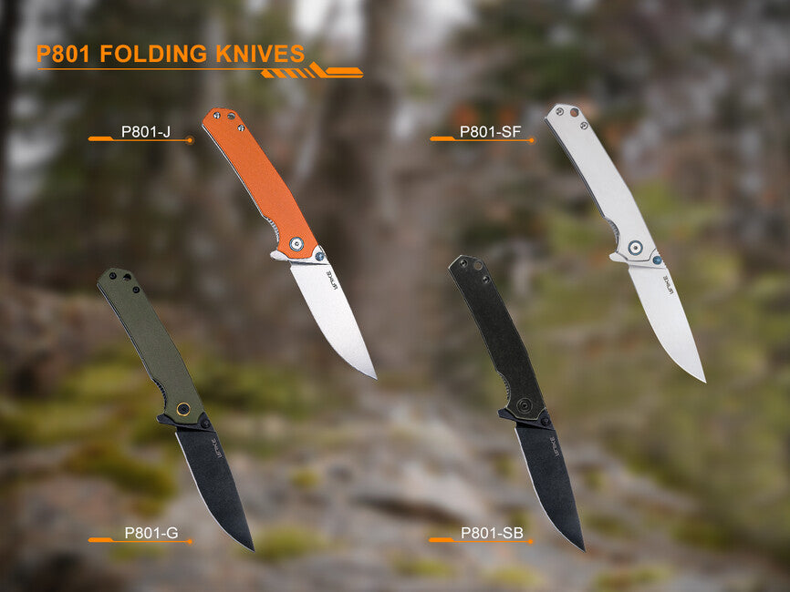 Ruike P801 messer - orange