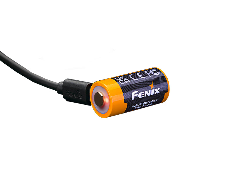 Fenix RCR123A Akku 800 mAh USB-C Li-Ion