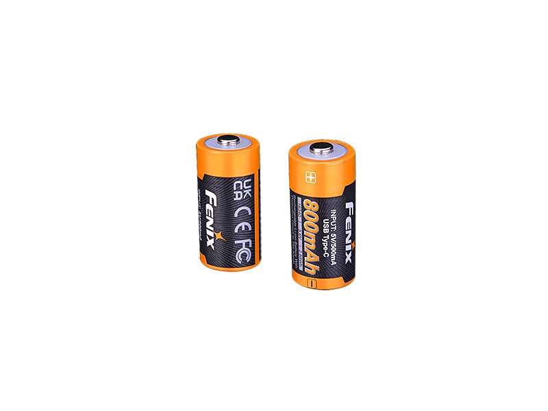 Fenix RCR123A Akku 800 mAh USB-C Li-Ion