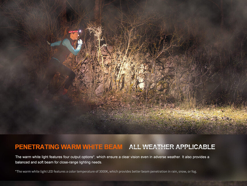 Fenix HM65R-T V2.0 Rechargeable Headlamp, Nebula