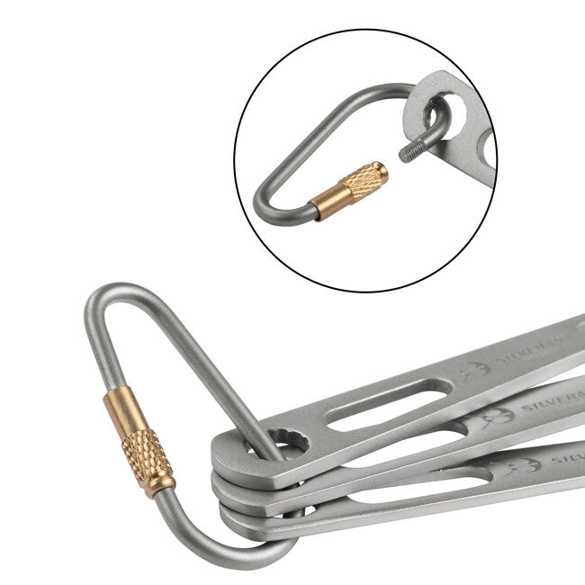 Silverant Titanium Besteck mit sandgestrahltem Griff