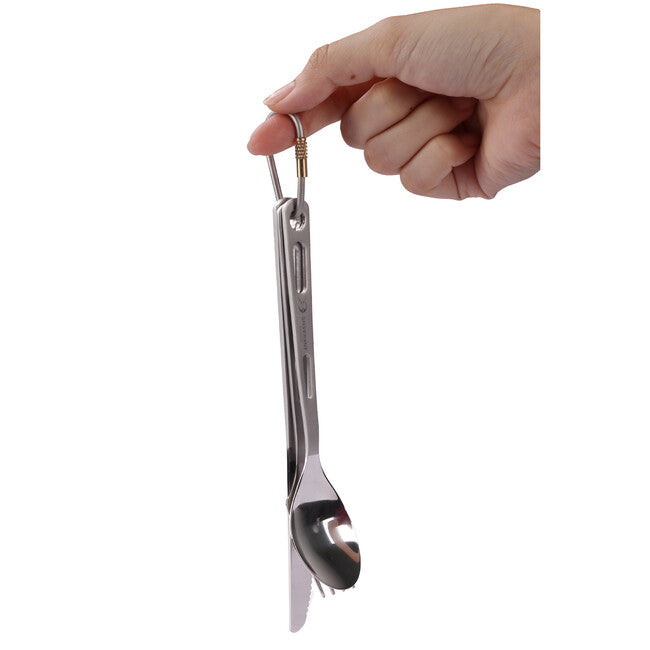 Silverant Titanium Besteck mit sandgestrahltem Griff