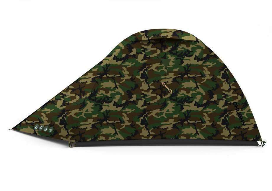 HUSKY Bizam 2 outdoor zelt army grün