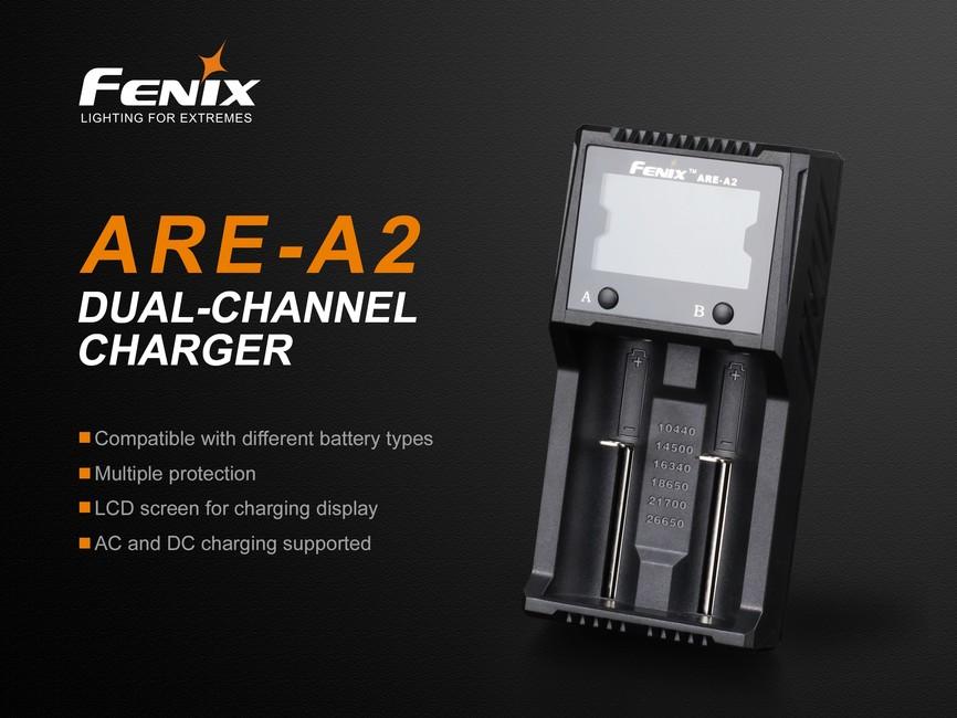 Fenix ARE-A2 Ladegerät (Li-Ion, NiMH)
