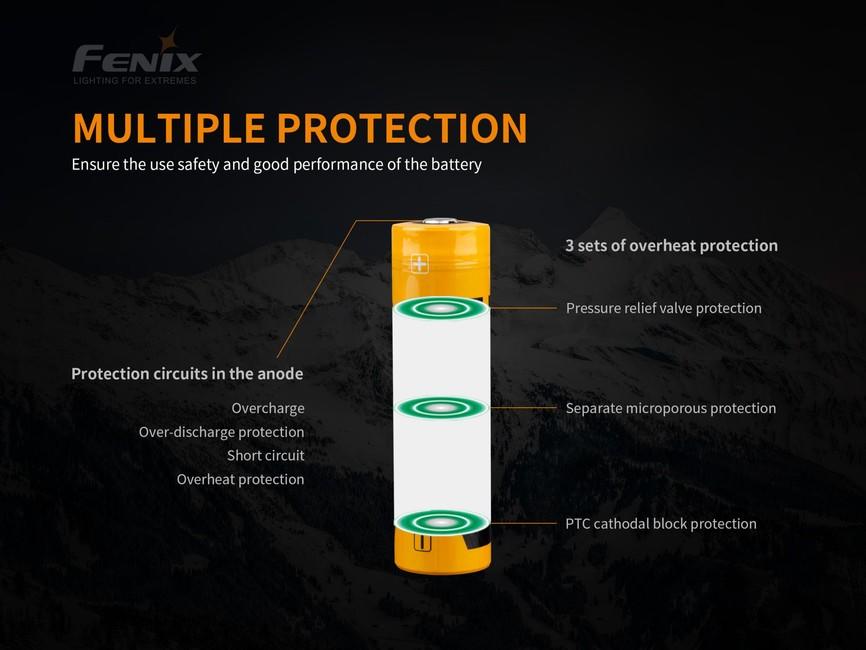 Fenix 21700 Li-Ion-Akku, 5000 mAh