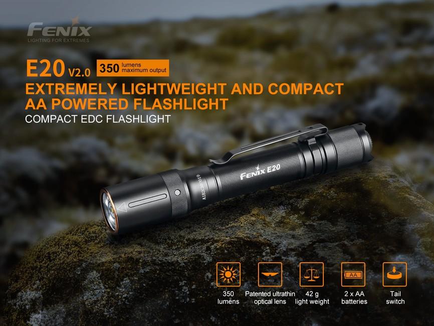 Fenix E20 V2.0 taschenlampe
