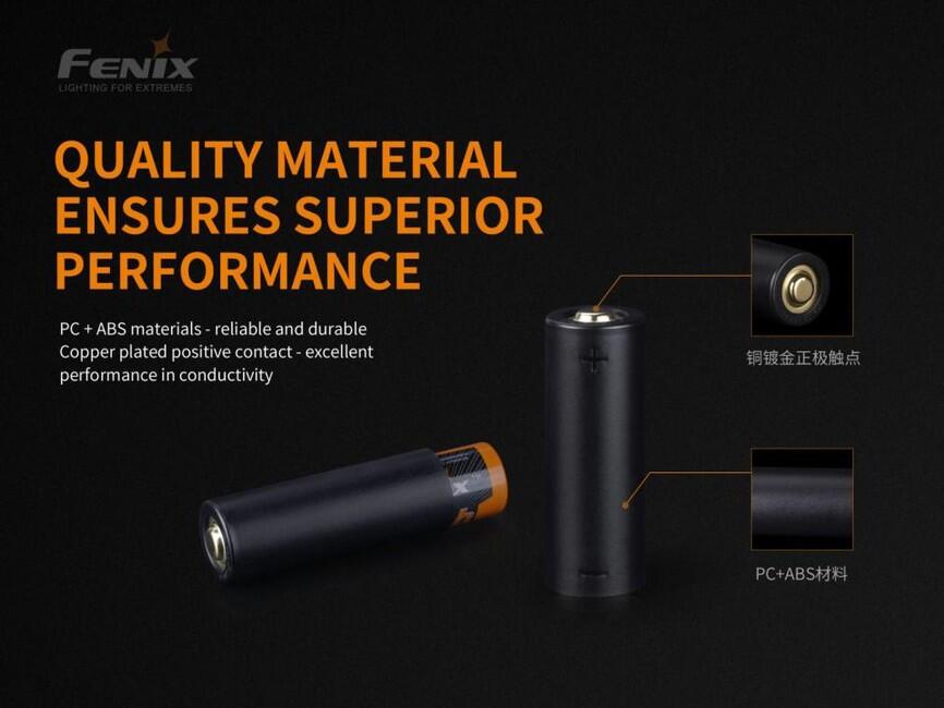 Fenix ALF-18 batteriehalter für akku 21700