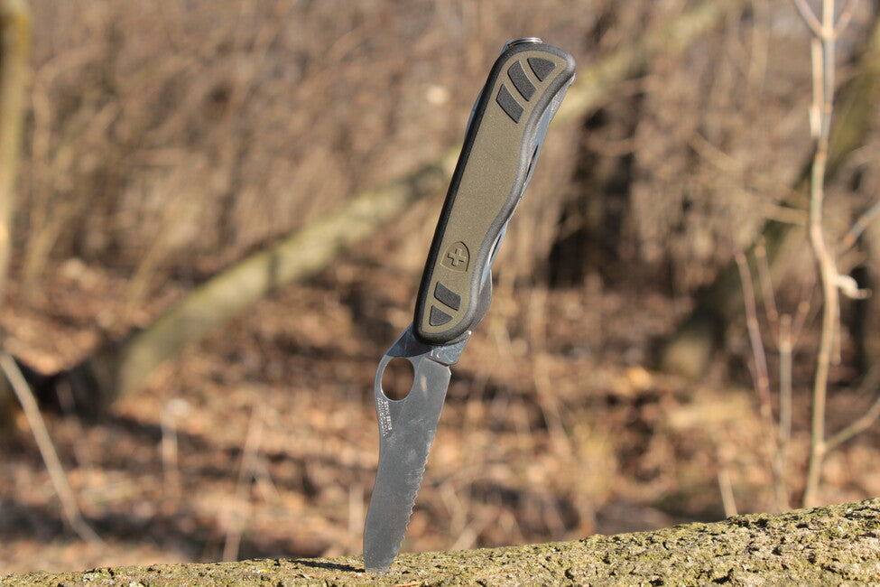 Victorinox vreckový nôž zeleno-čierny 111mm Swiss Army