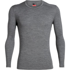 Icebreaker 260 Oasis Herren-Thermo-Langarmshirt, grau