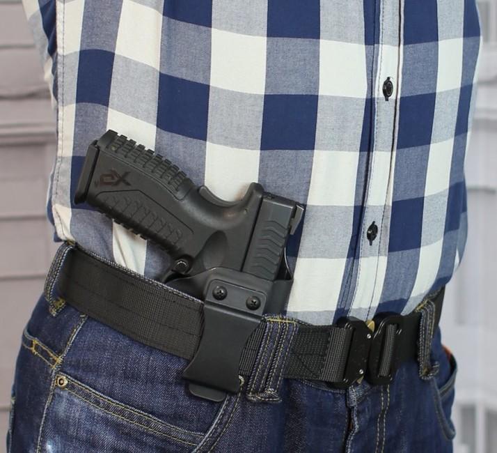 Falco Glock 19 IWB Kydex Innenbauchgurtholster schwarz rechts