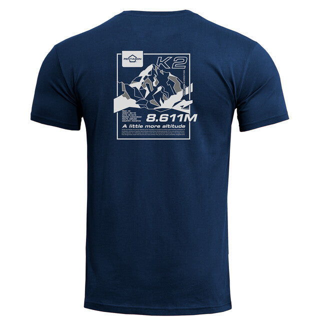 Pentagon T-Shirt K2 Mountain, midnight blue