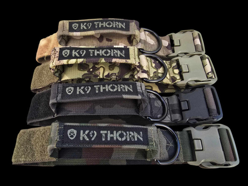 K9 Thorn Charlie-Kragen, schwarzes tarnmuster
