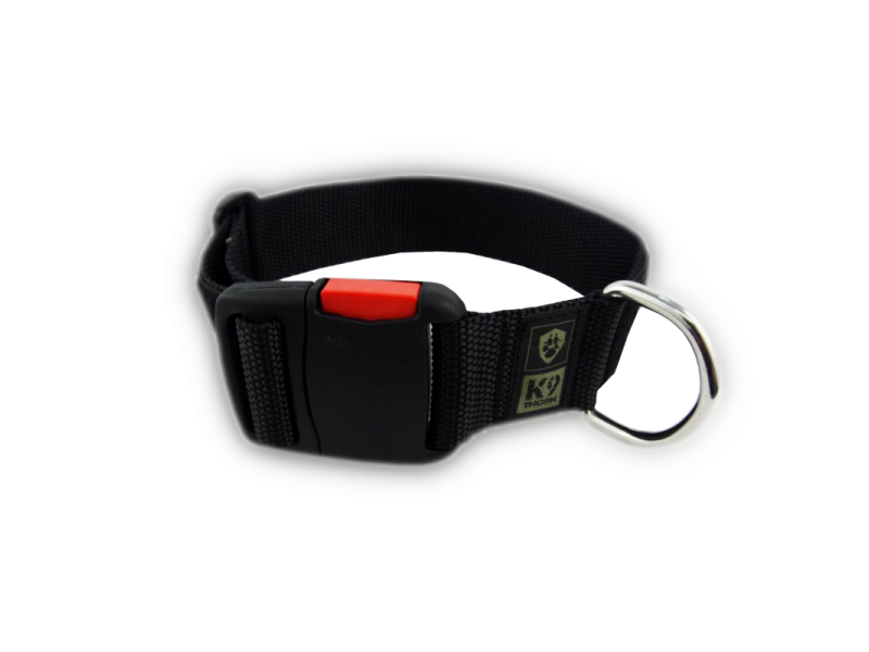K9 Thorn-Halsband mit ITW Nexus-Schnalle, schwarz