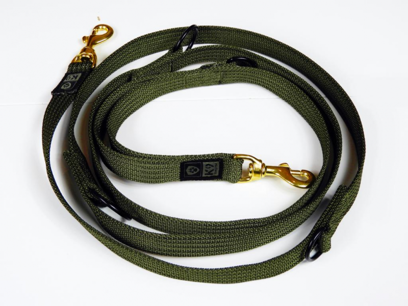 K9 Thorn Abnehmbare leine mit Frontgriff, oliv