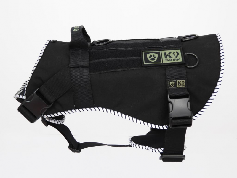 K9 Thorn Echo Gurtzeug mit reflektierendem Element, schwarz