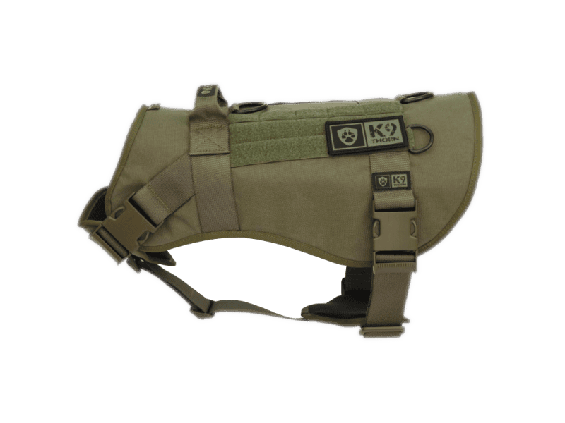K9 Thorn Echo Gurtzeug mit reflektierendem Element, oliv