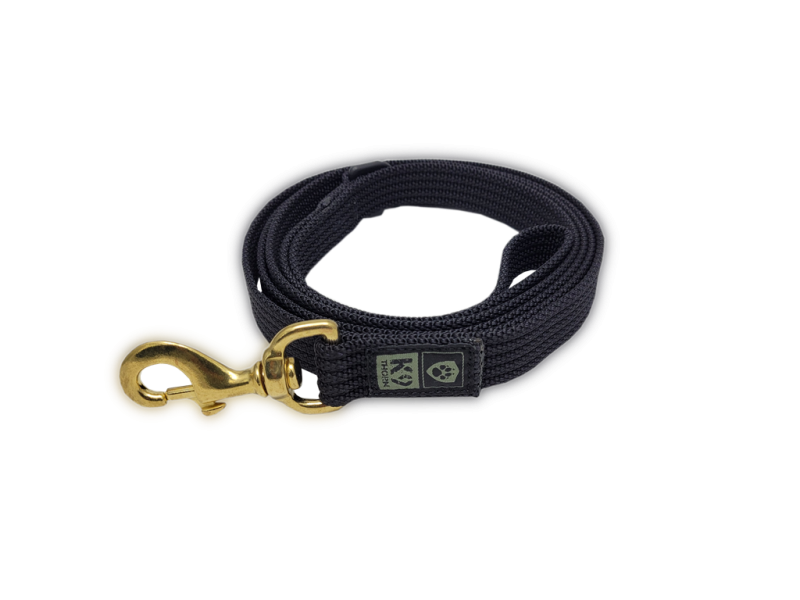 K9 Thorn leine 200cm, schwarz