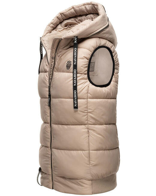 Navahoo KASSIDY damen Weste mit Kapuze, Helltaupe